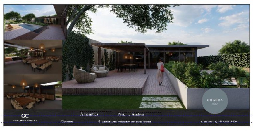 Lote en Chacra Chubut Barrio Cerrado Yerba Buena de 475m2