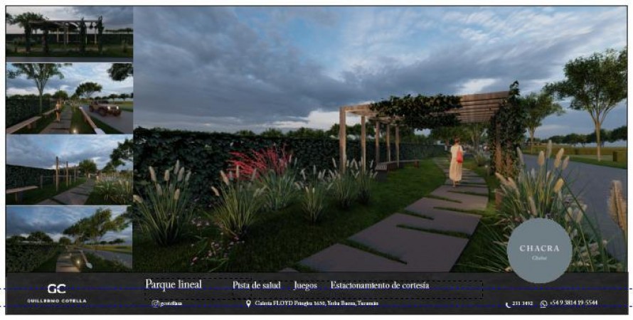 Lote en Chacra Chubut Barrio Cerrado Yerba Buena de 475m2
