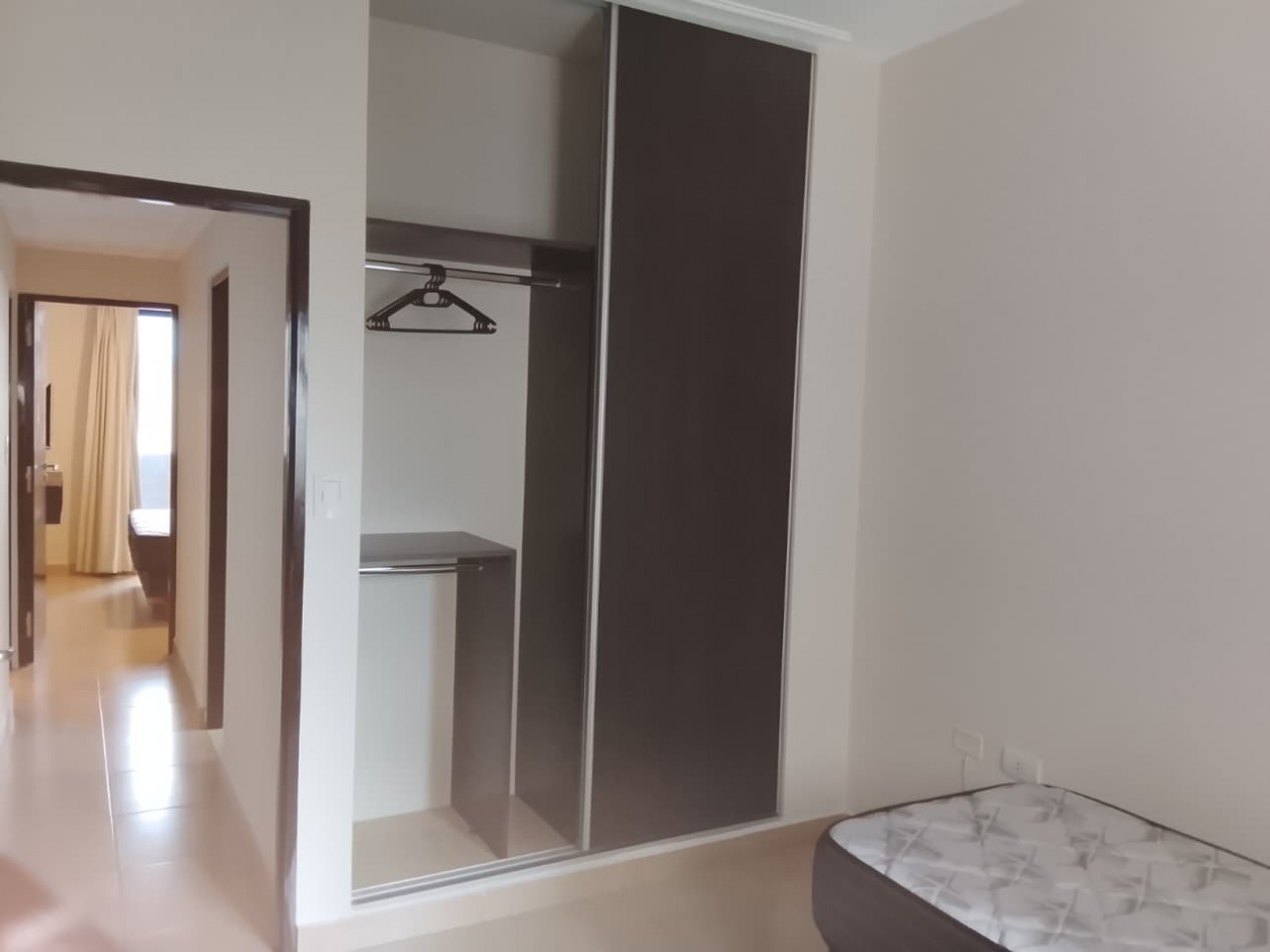 DEPARTAMENTO DE DOS DORMITORIOS AMOBLADO FRENTE A PLAZA ALBERDI CON AMENITIES