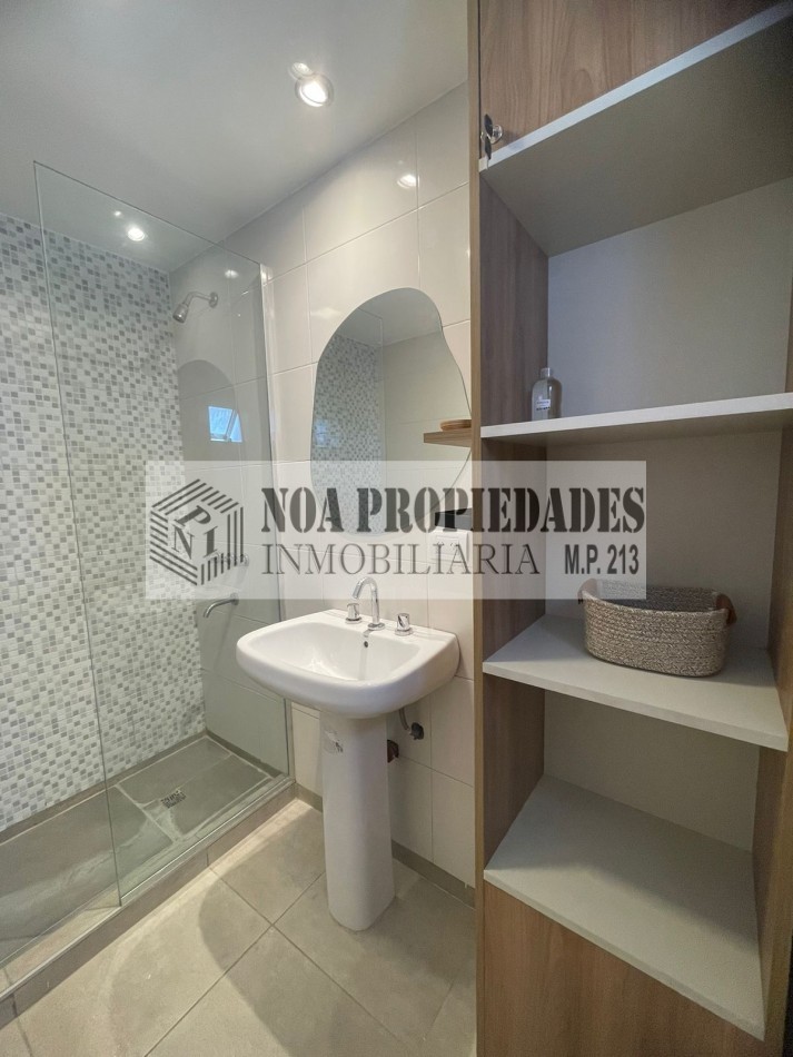 MONOAMBIENTE CON BALCON TOTALMENTE AMOBLADO NUEVO EN ALEM AL 500